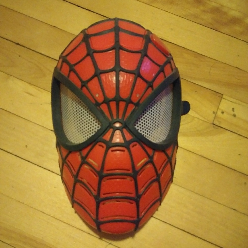 Spider man face mask